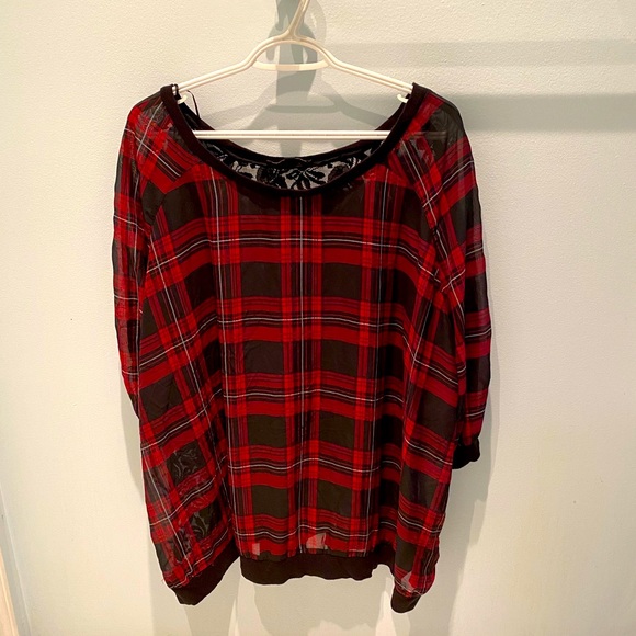 LOVE&LEGEND • 3/4 sleeve bomber oversized shirt ❤️🖤 - Picture 2 of 9